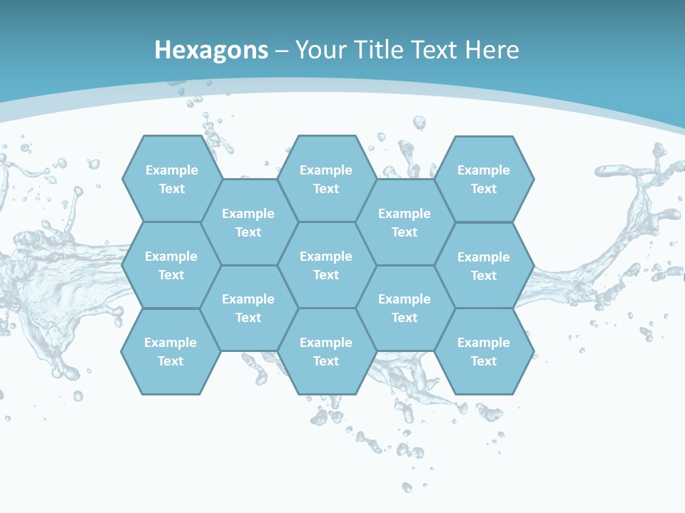 Flow Isolated Wave PowerPoint Template