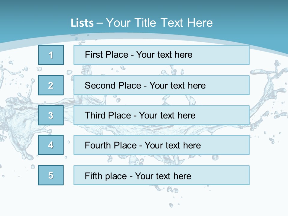 Flow Isolated Wave PowerPoint Template