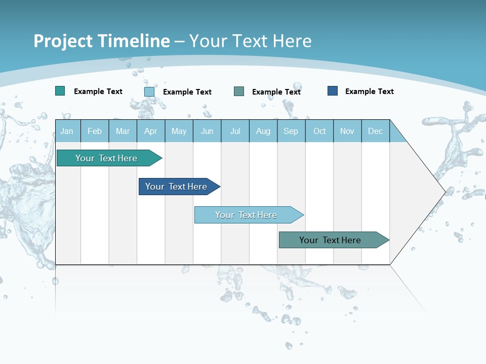 Flow Isolated Wave PowerPoint Template