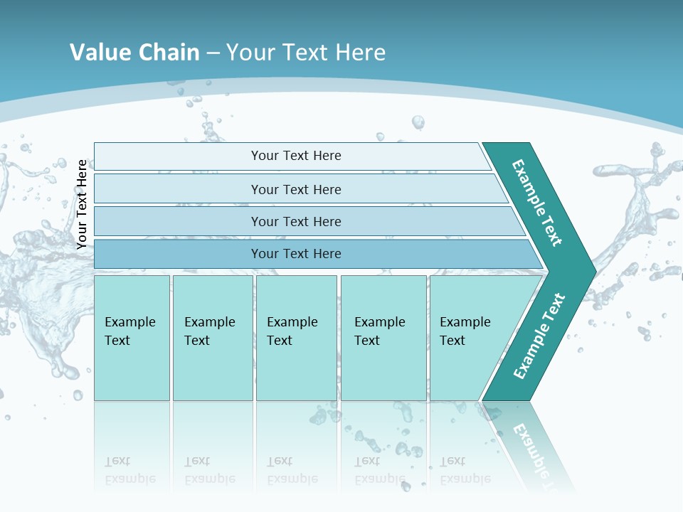 Flow Isolated Wave PowerPoint Template