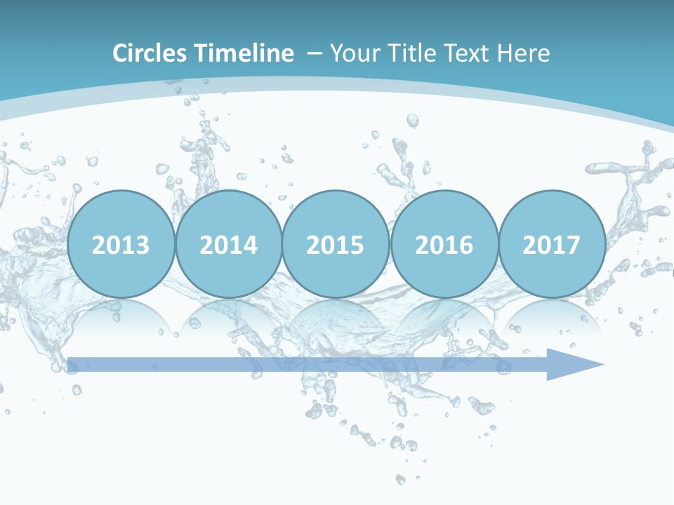 Flow Isolated Wave PowerPoint Template
