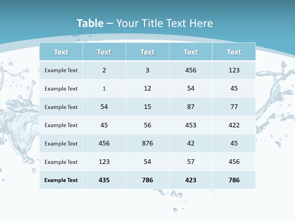 Flow Isolated Wave PowerPoint Template