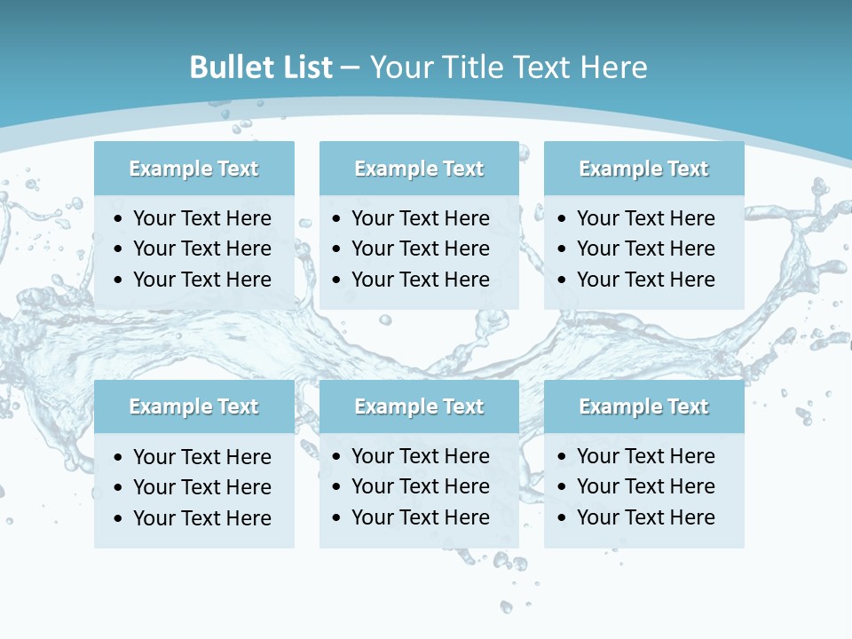 Flow Isolated Wave PowerPoint Template
