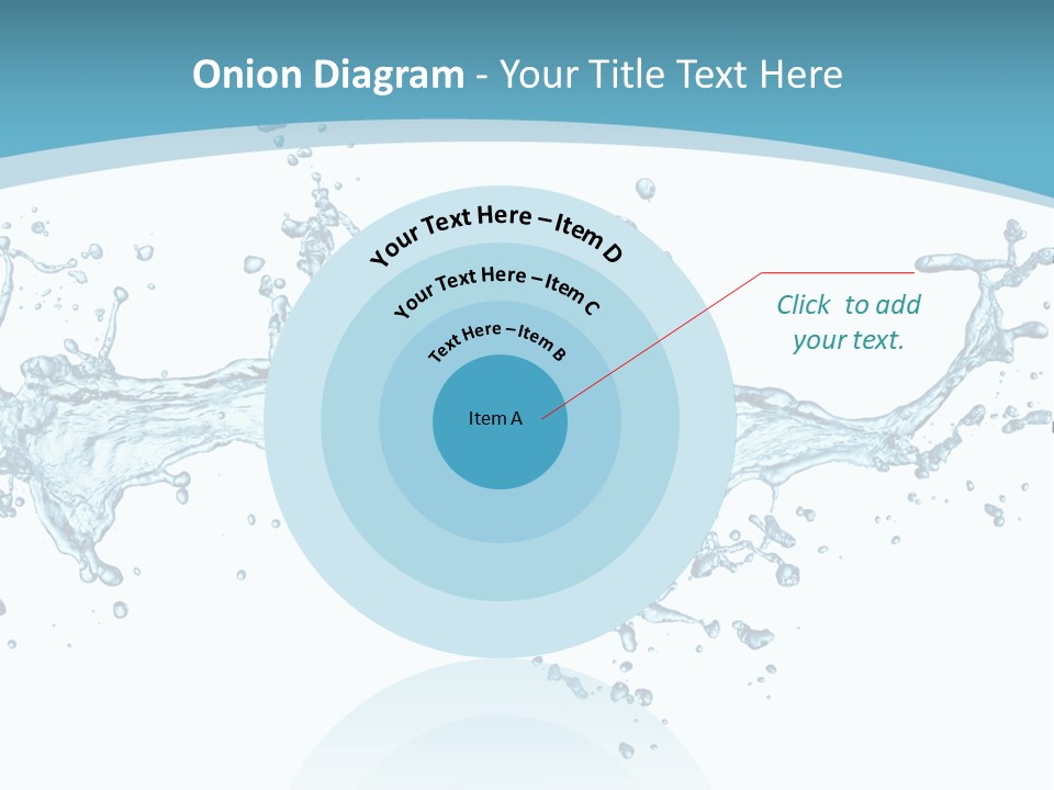 Flow Isolated Wave PowerPoint Template