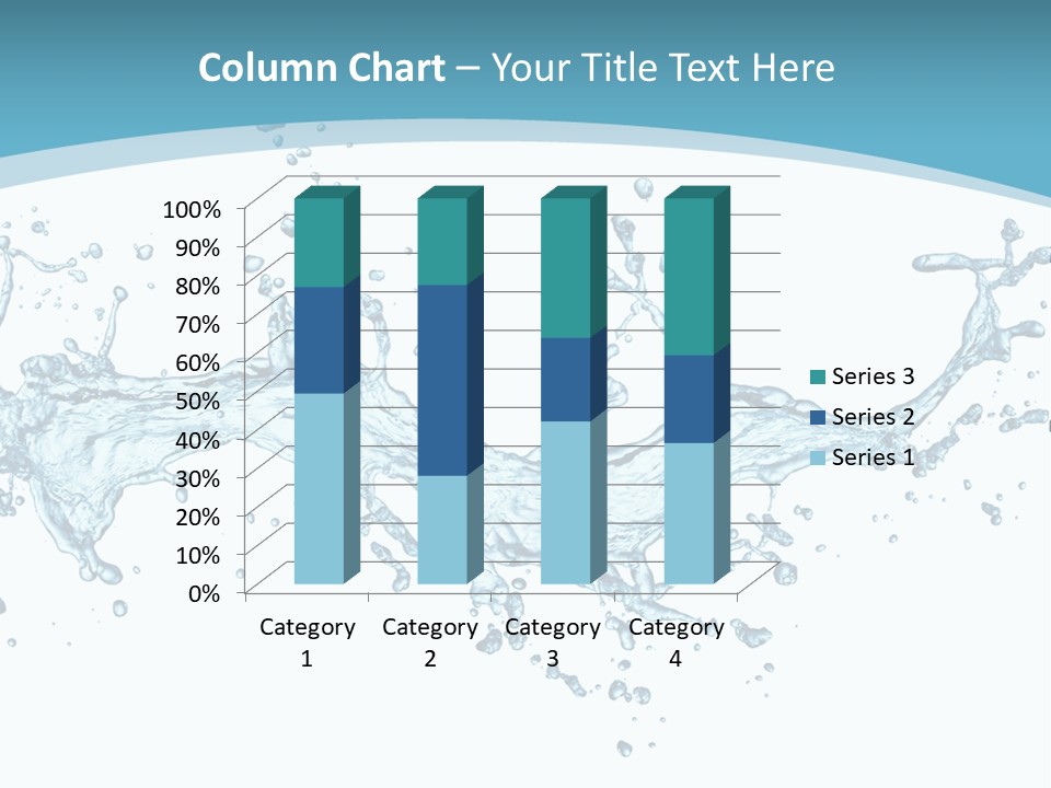 Flow Isolated Wave PowerPoint Template