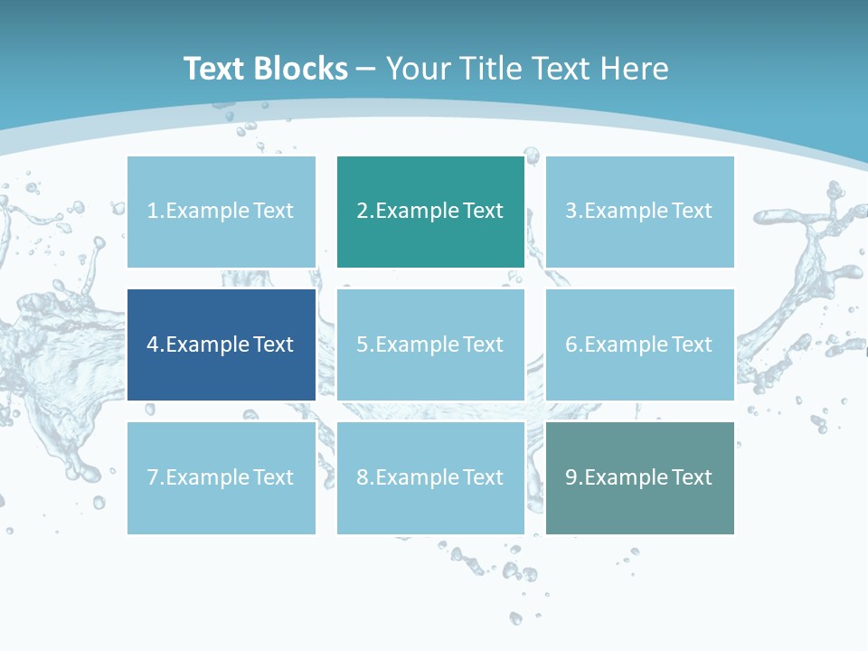 Flow Isolated Wave PowerPoint Template