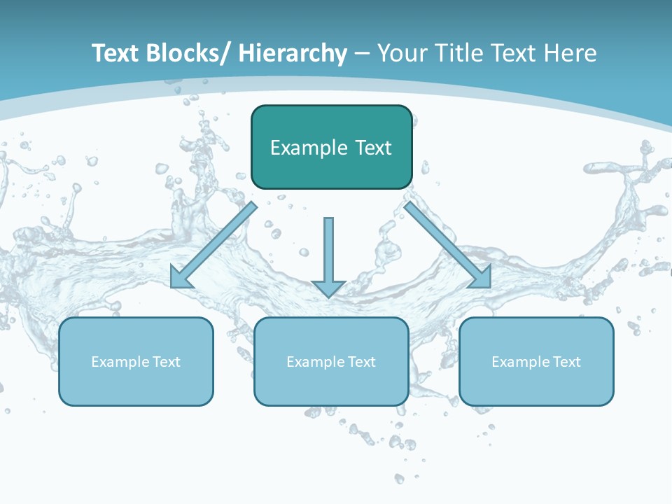 Flow Isolated Wave PowerPoint Template