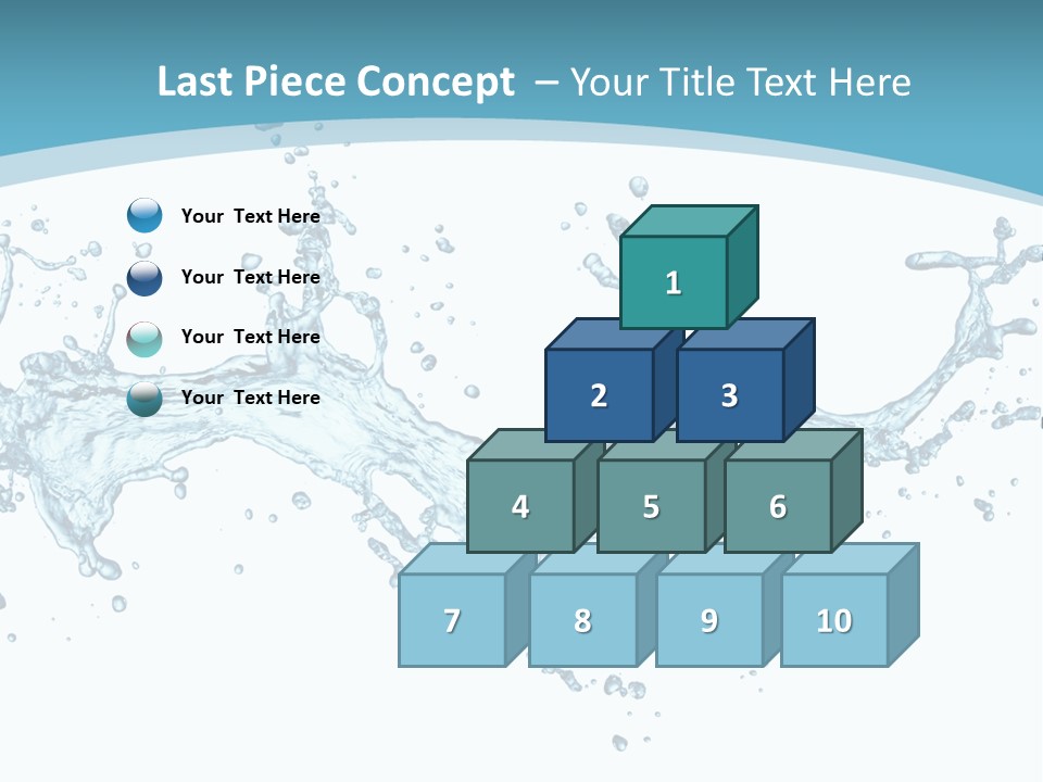 Flow Isolated Wave PowerPoint Template