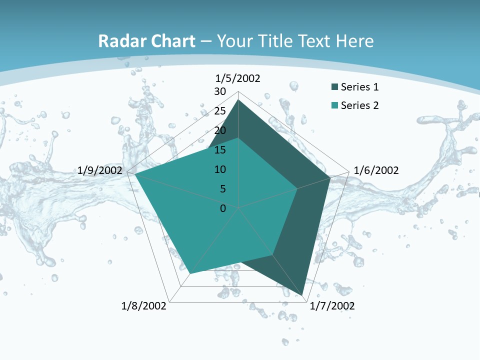 Flow Isolated Wave PowerPoint Template
