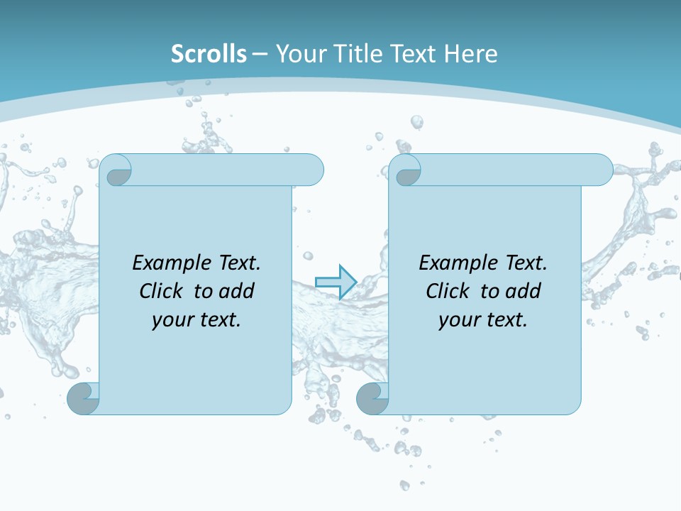 Flow Isolated Wave PowerPoint Template