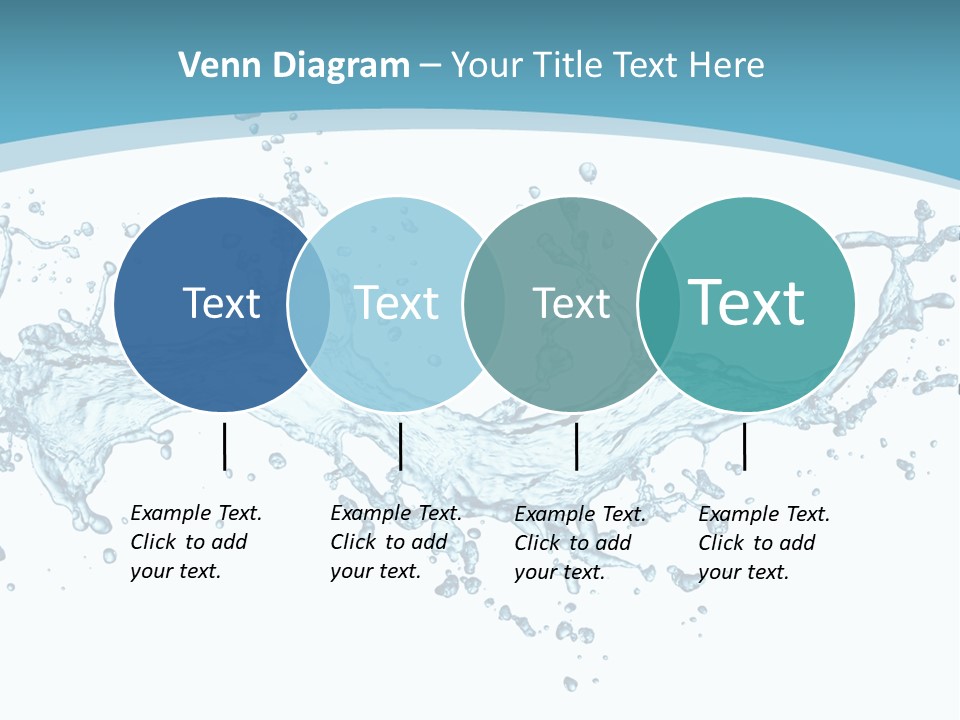 Flow Isolated Wave PowerPoint Template