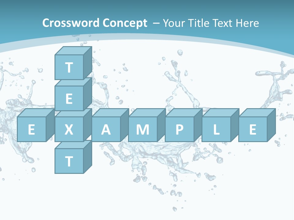 Flow Isolated Wave PowerPoint Template