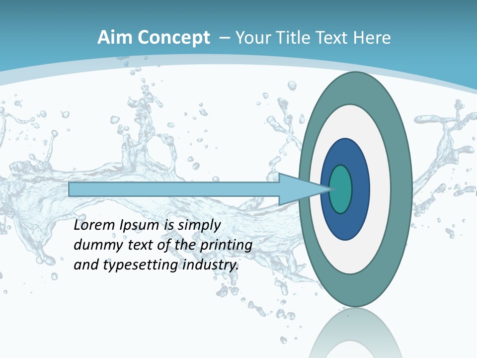 Flow Isolated Wave PowerPoint Template