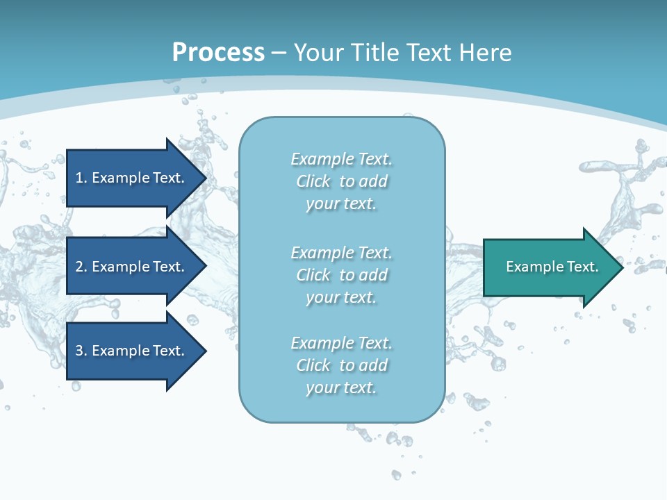 Flow Isolated Wave PowerPoint Template