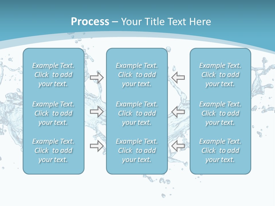 Flow Isolated Wave PowerPoint Template