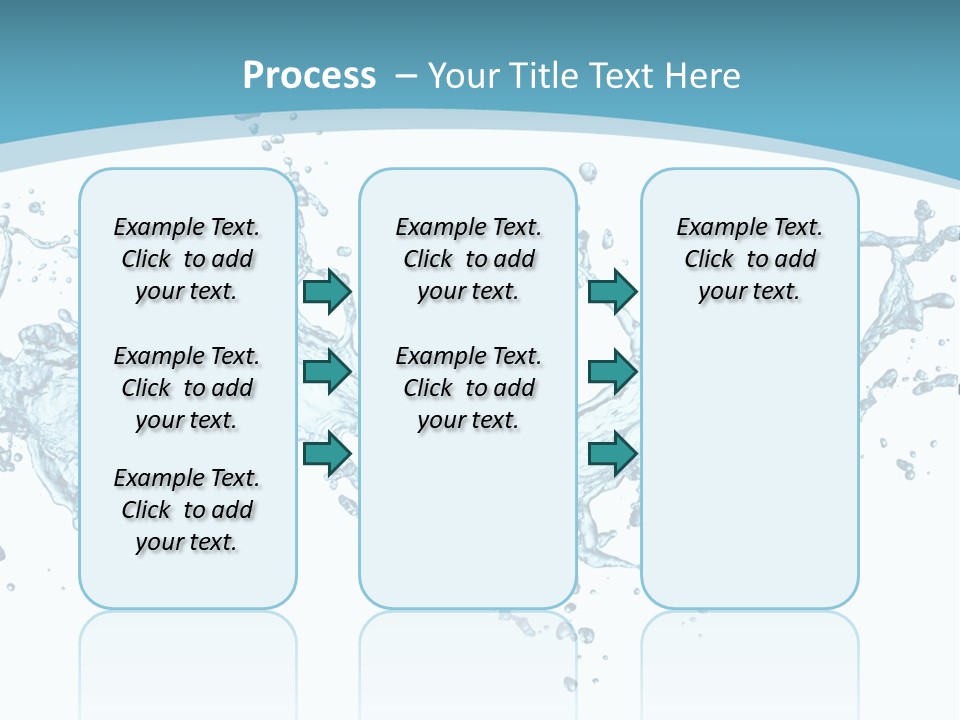 Flow Isolated Wave PowerPoint Template