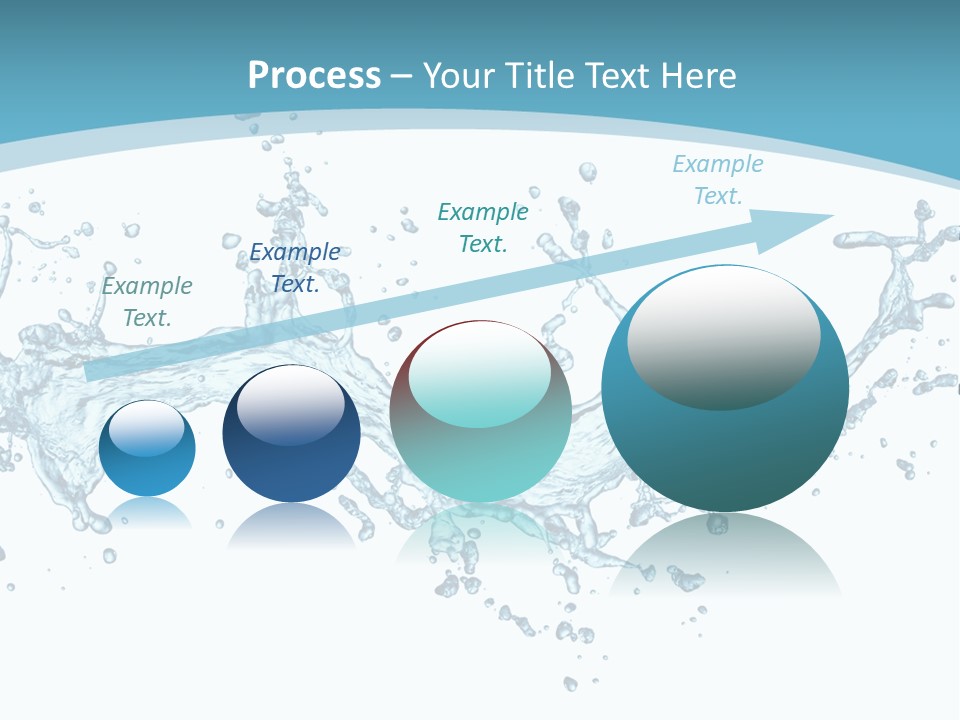 Flow Isolated Wave PowerPoint Template
