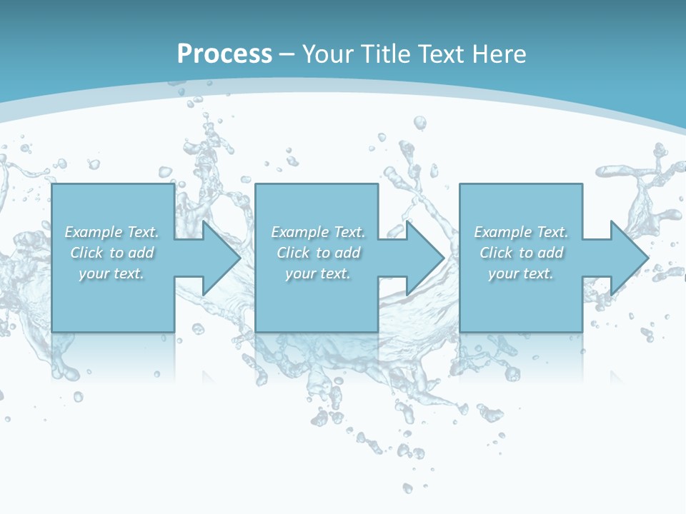 Flow Isolated Wave PowerPoint Template