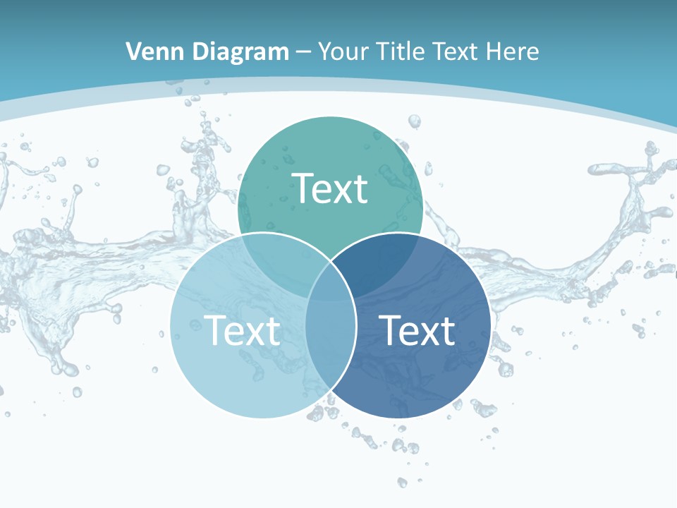 Flow Isolated Wave PowerPoint Template