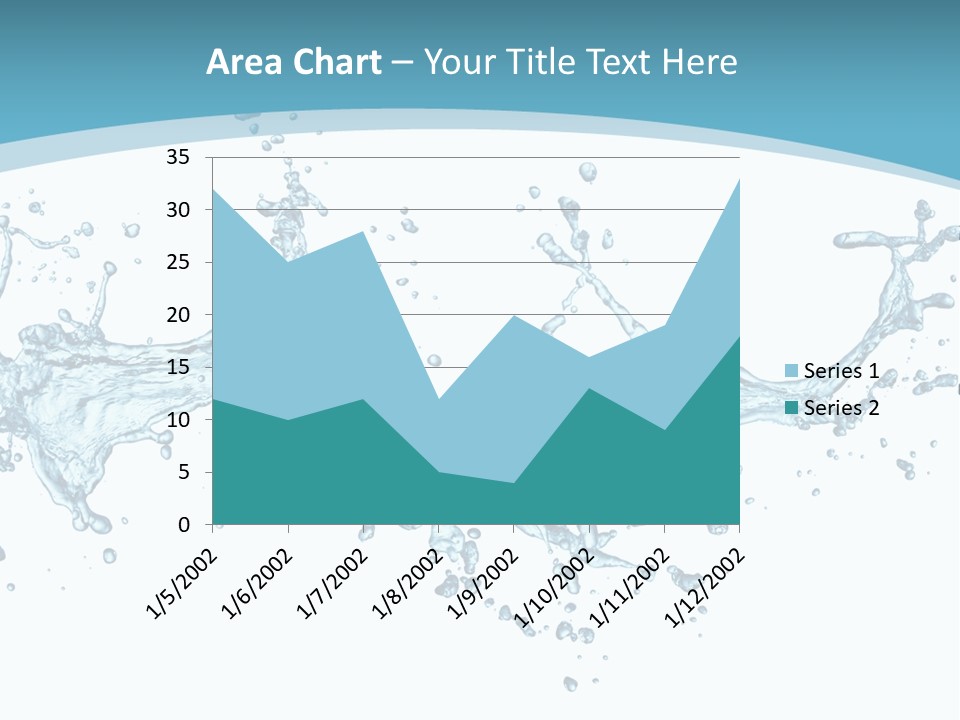 Flow Isolated Wave PowerPoint Template