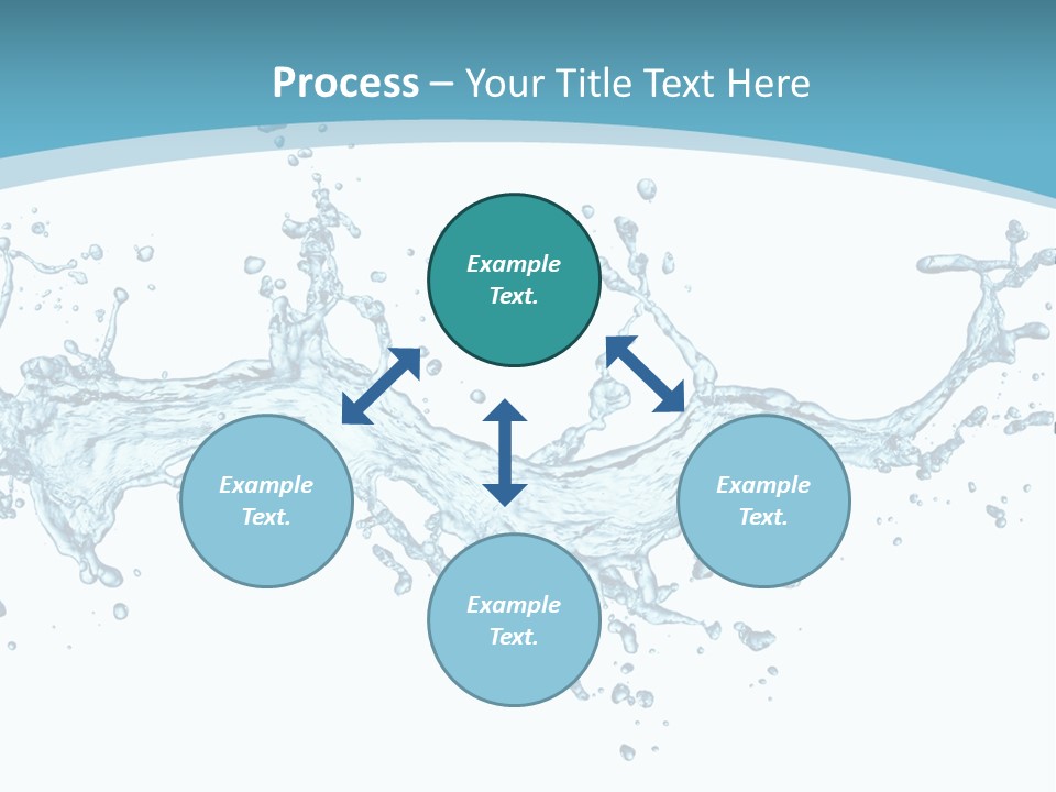 Flow Isolated Wave PowerPoint Template