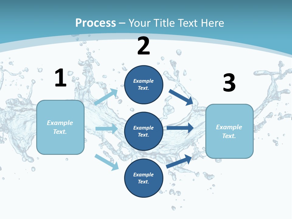 Flow Isolated Wave PowerPoint Template