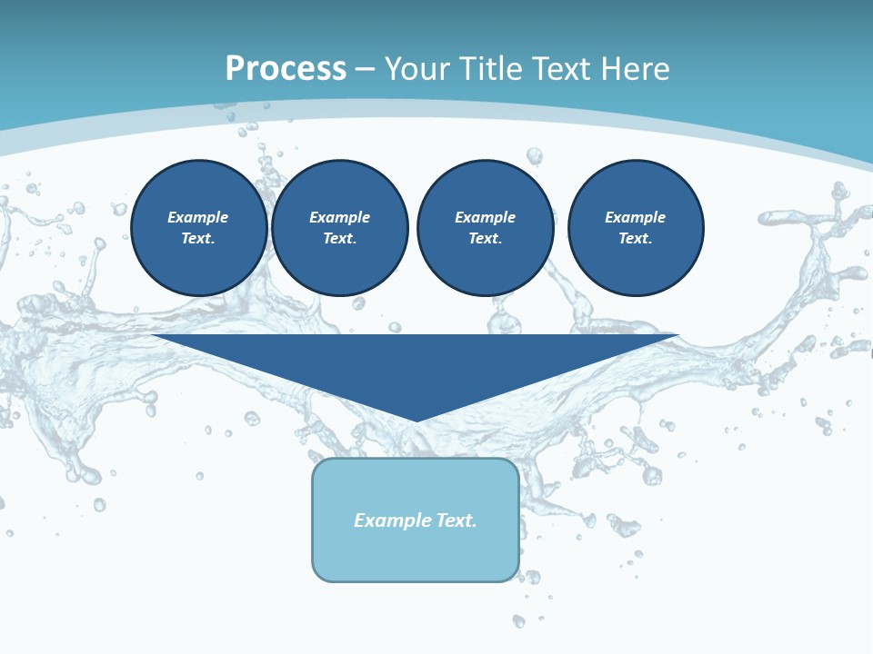 Flow Isolated Wave PowerPoint Template