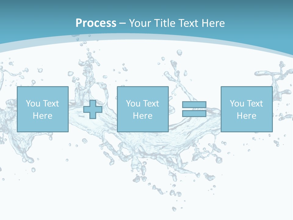 Flow Isolated Wave PowerPoint Template