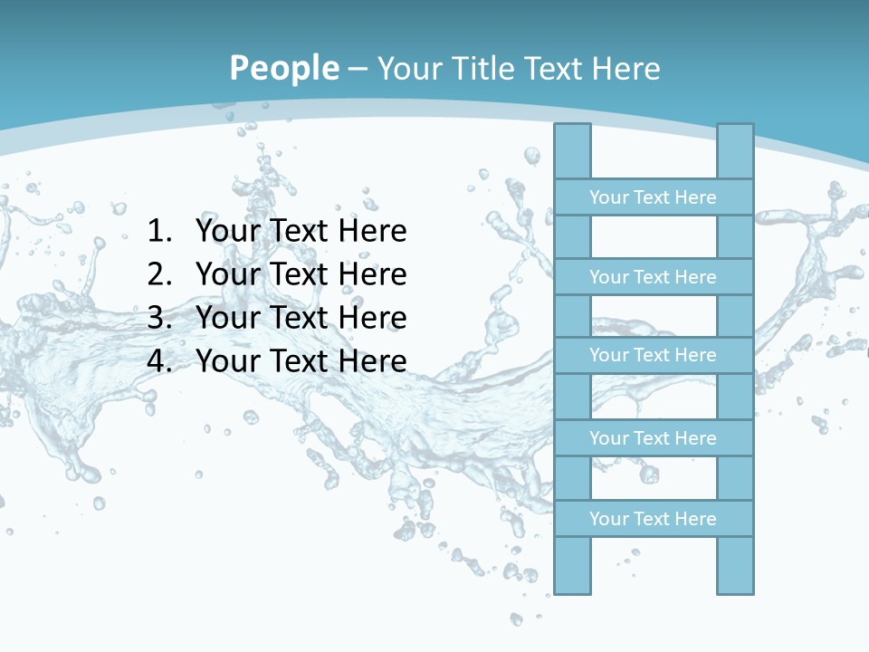 Flow Isolated Wave PowerPoint Template
