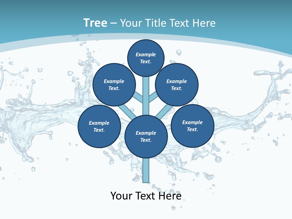 Flow Isolated Wave PowerPoint Template