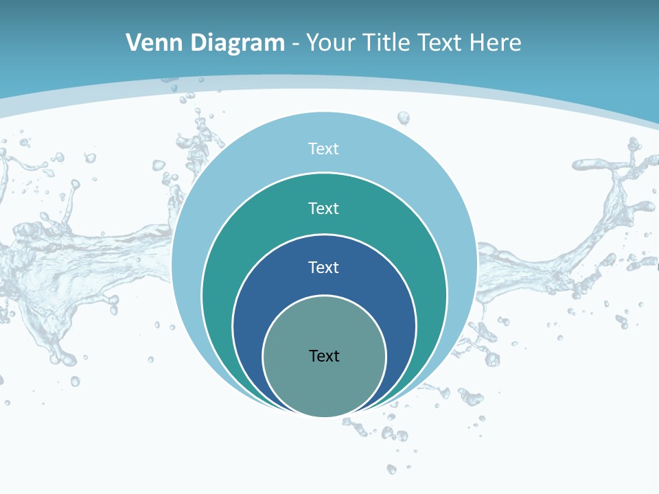Flow Isolated Wave PowerPoint Template