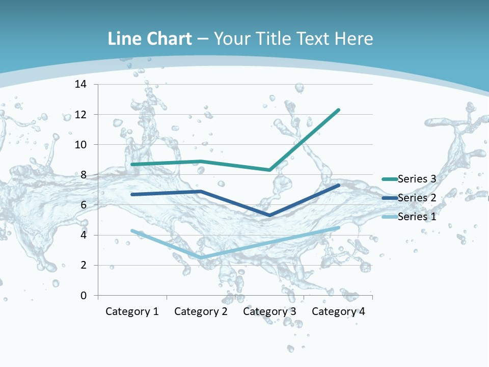 Flow Isolated Wave PowerPoint Template