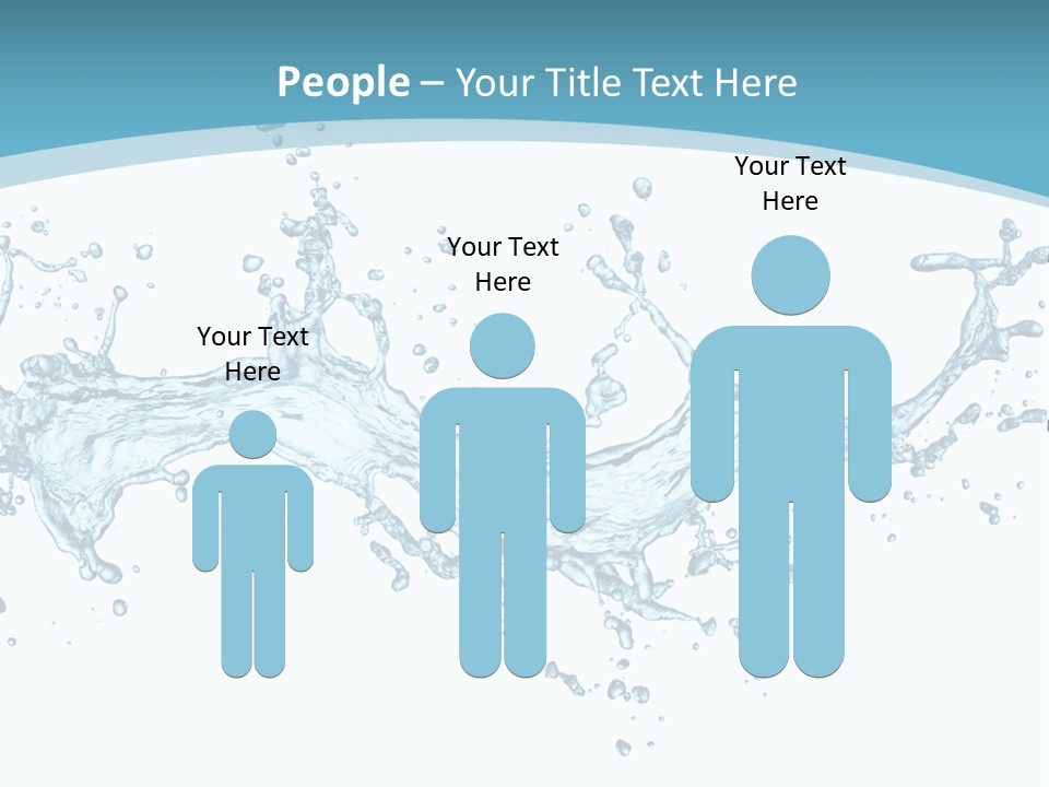 Flow Isolated Wave PowerPoint Template