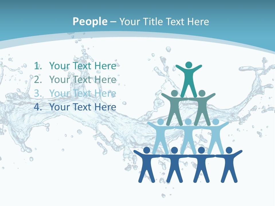 Flow Isolated Wave PowerPoint Template