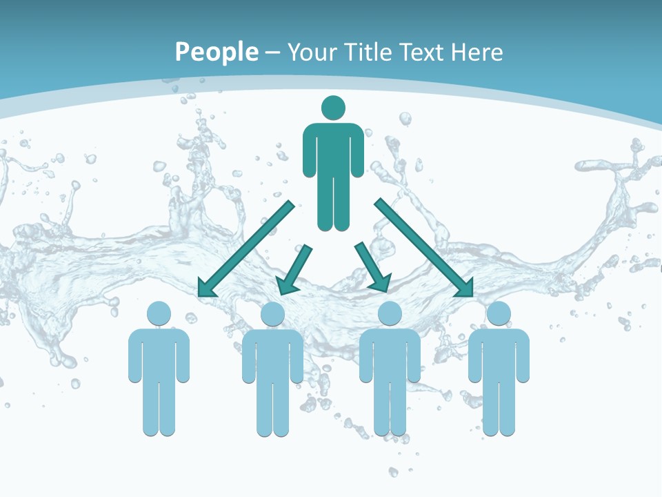 Flow Isolated Wave PowerPoint Template