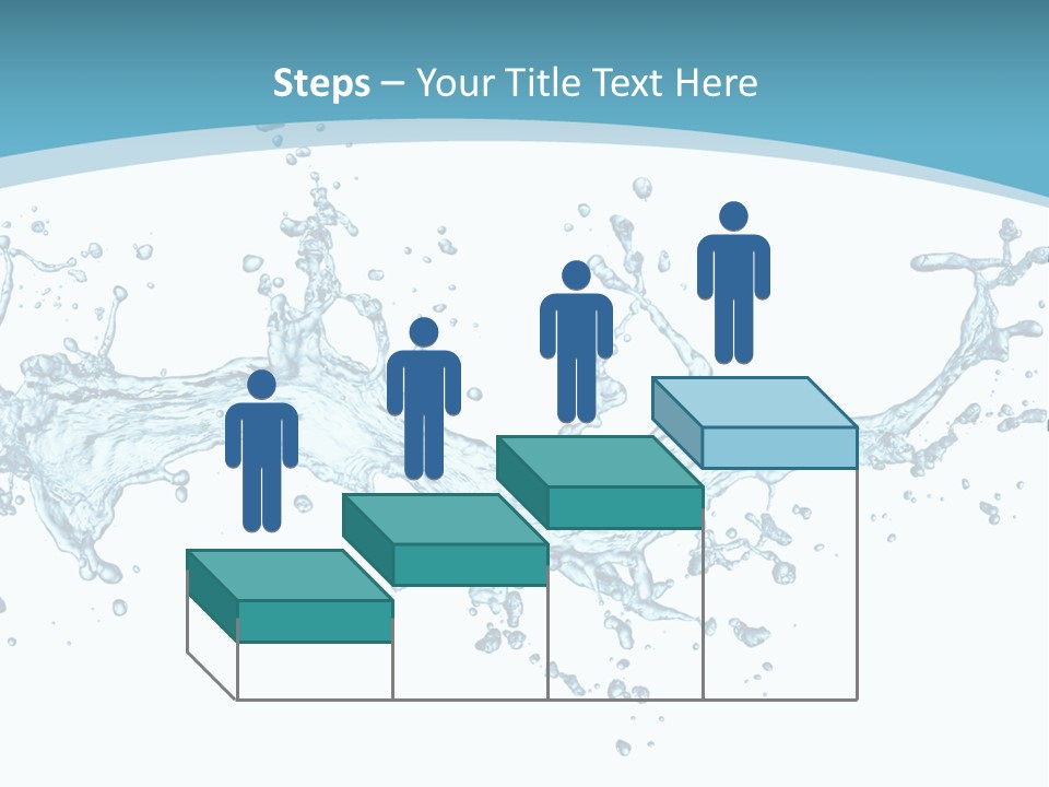 Flow Isolated Wave PowerPoint Template