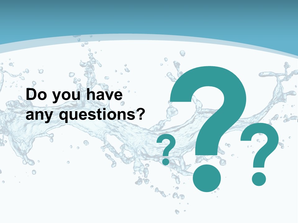 Flow Isolated Wave PowerPoint Template