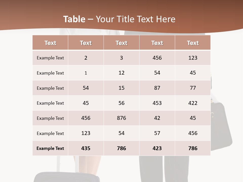 Flying Isolated Mature PowerPoint Template