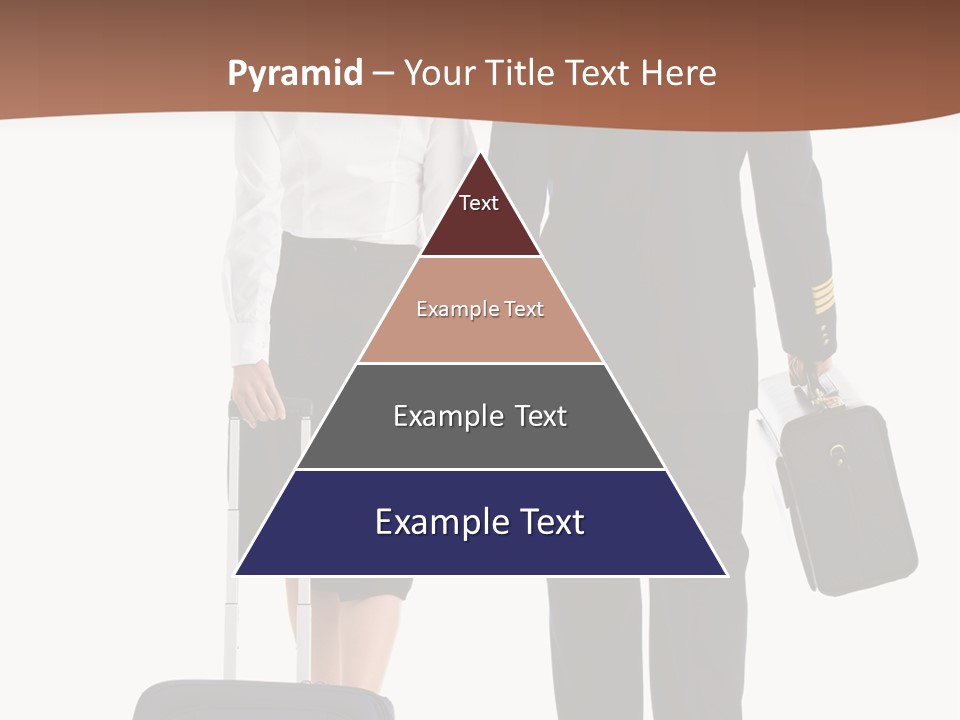 Flying Isolated Mature PowerPoint Template