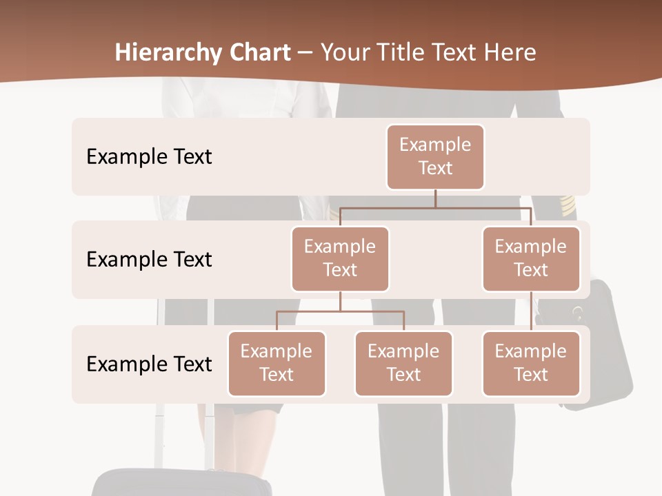 Flying Isolated Mature PowerPoint Template