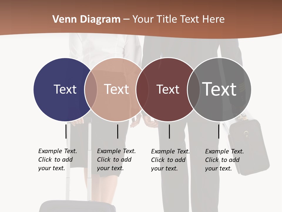 Flying Isolated Mature PowerPoint Template