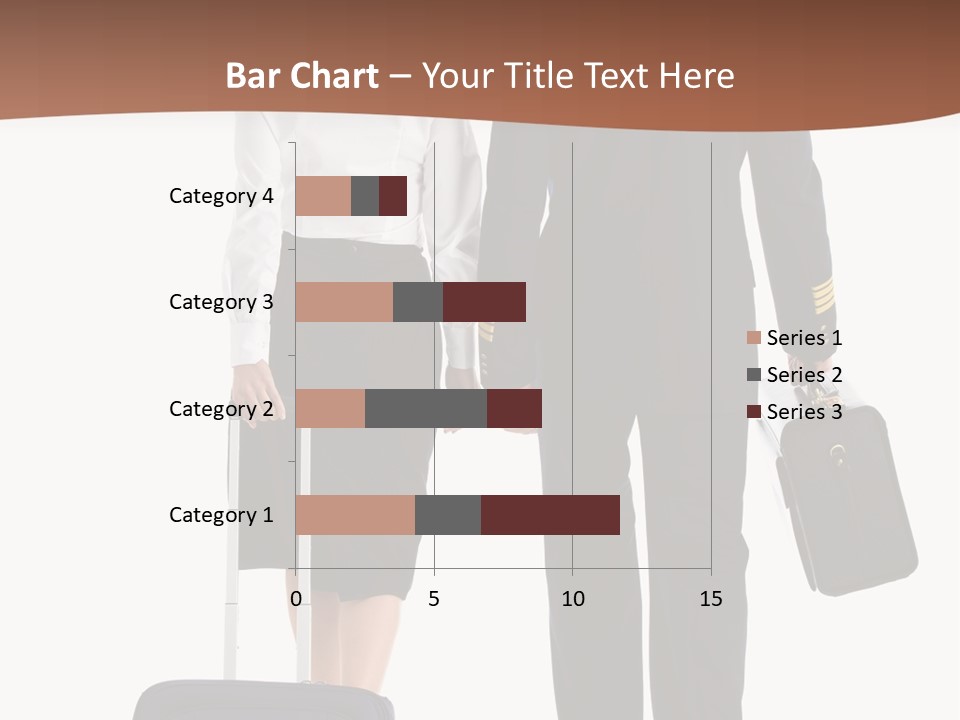 Flying Isolated Mature PowerPoint Template