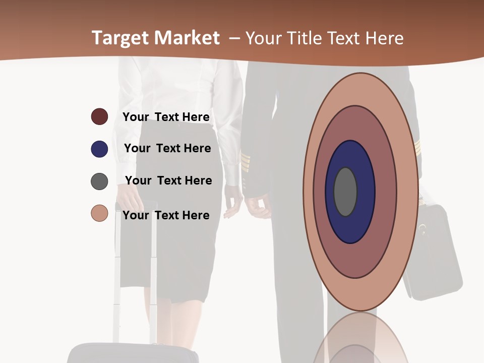 Flying Isolated Mature PowerPoint Template