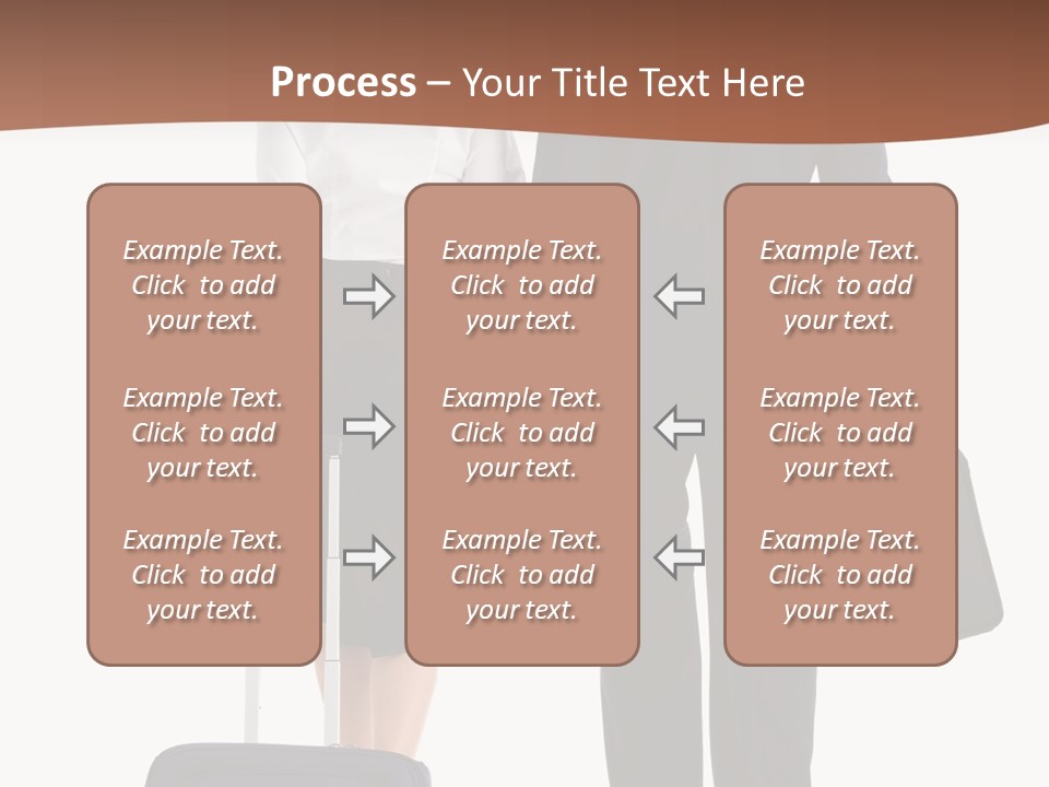 Flying Isolated Mature PowerPoint Template