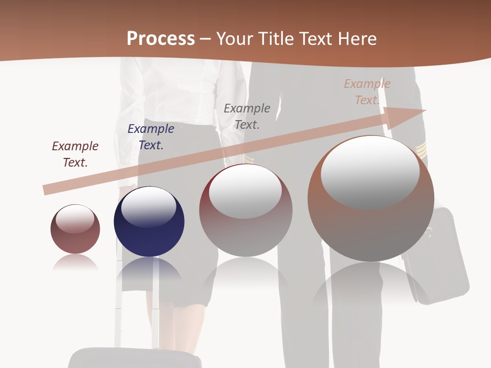 Flying Isolated Mature PowerPoint Template