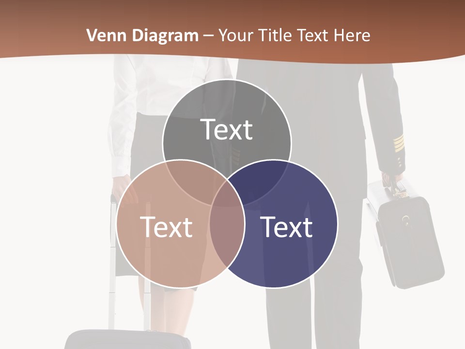 Flying Isolated Mature PowerPoint Template