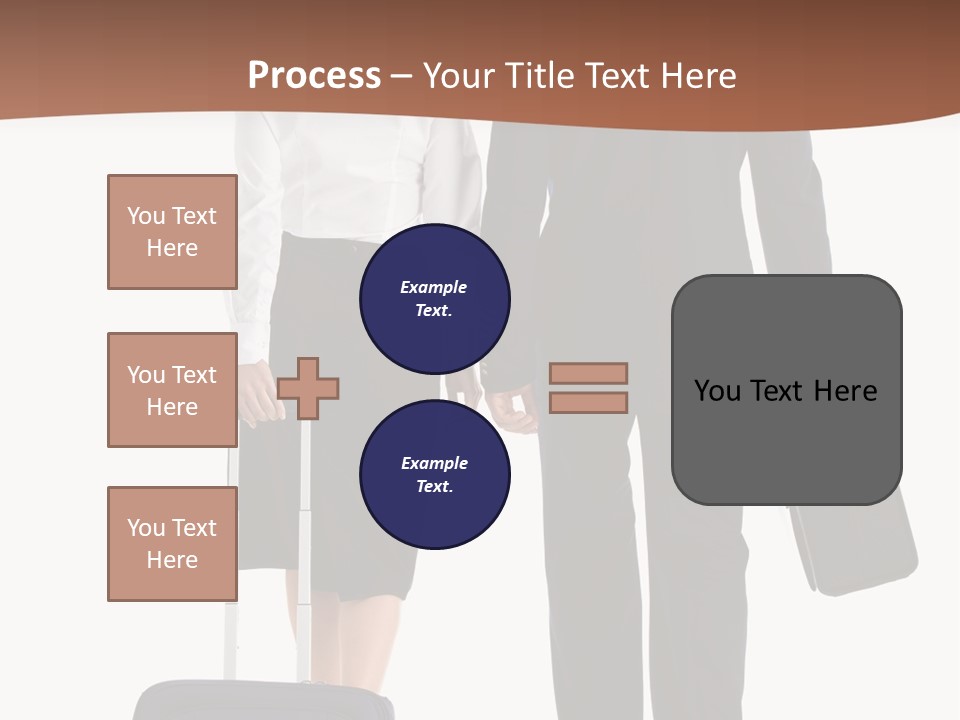 Flying Isolated Mature PowerPoint Template