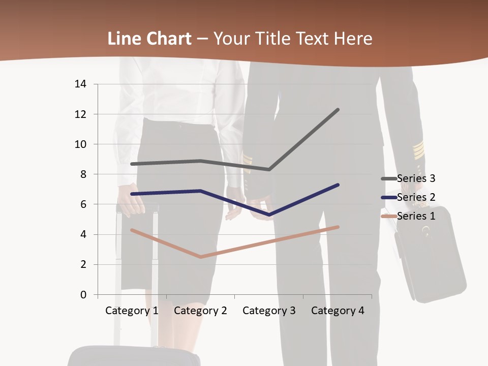 Flying Isolated Mature PowerPoint Template