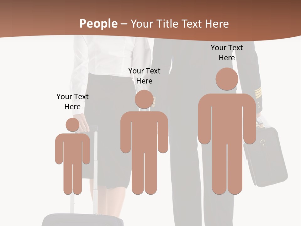 Flying Isolated Mature PowerPoint Template