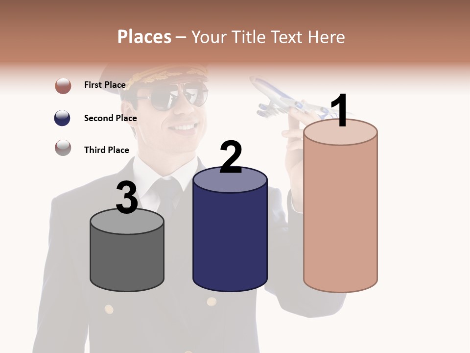 Looking Uniforms Pilot PowerPoint Template